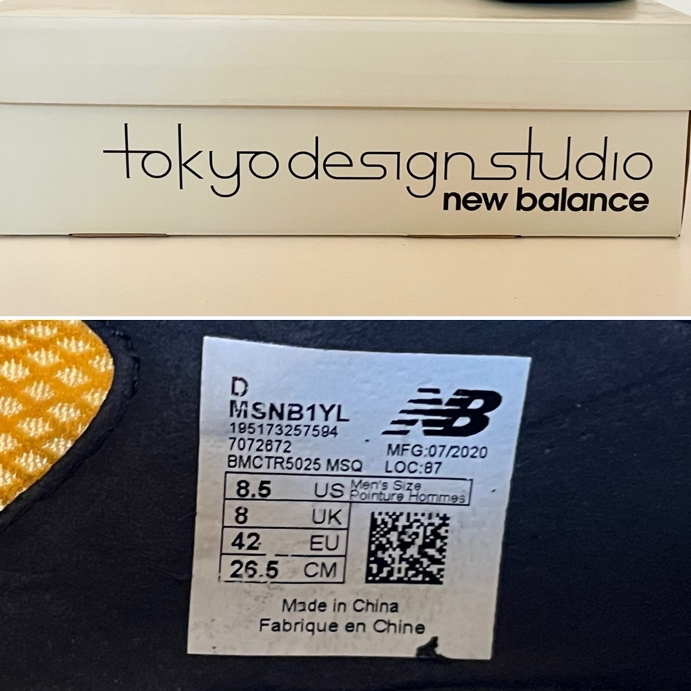New Balance X Tokyo Design Studio Snow Peak 3 in 1 Boot, Blue Yellow, Men US 9 - Picture 16 of 16